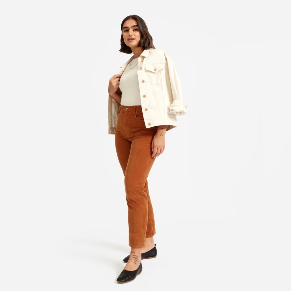 Everlane Women's Cropped Pants in Brown